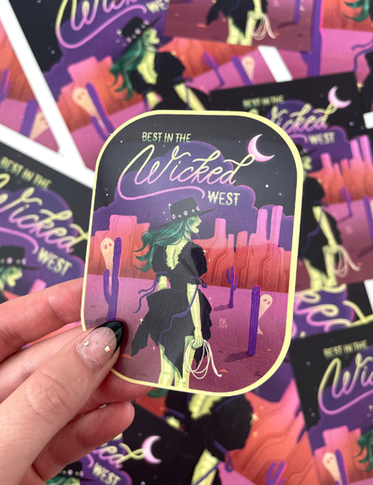 Best in the Wicked West Sticker