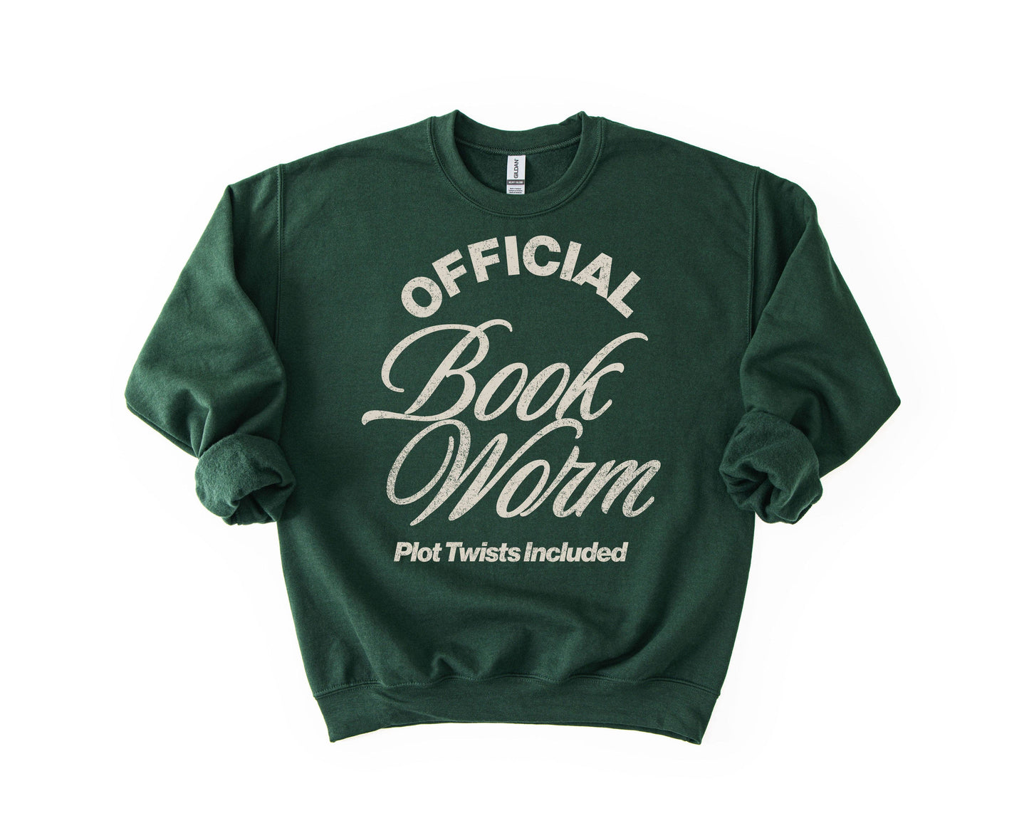 Bookworm | Graphic Tee or Sweatshirt | Book Obsessed: Forest Green / XL / Short