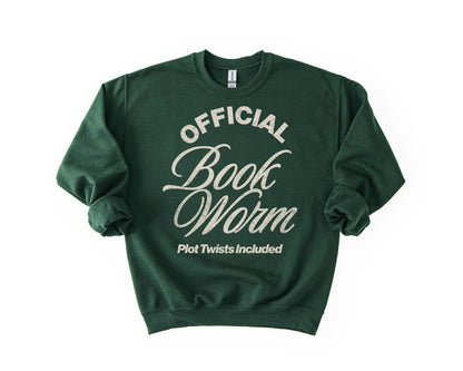 Bookworm | Graphic Tee or Sweatshirt | Book Obsessed: Forest Green / XL / Short