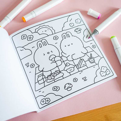 Cute & Cozy Coloring: Cheery by Becky Cas: Paperback; 80 pages / English