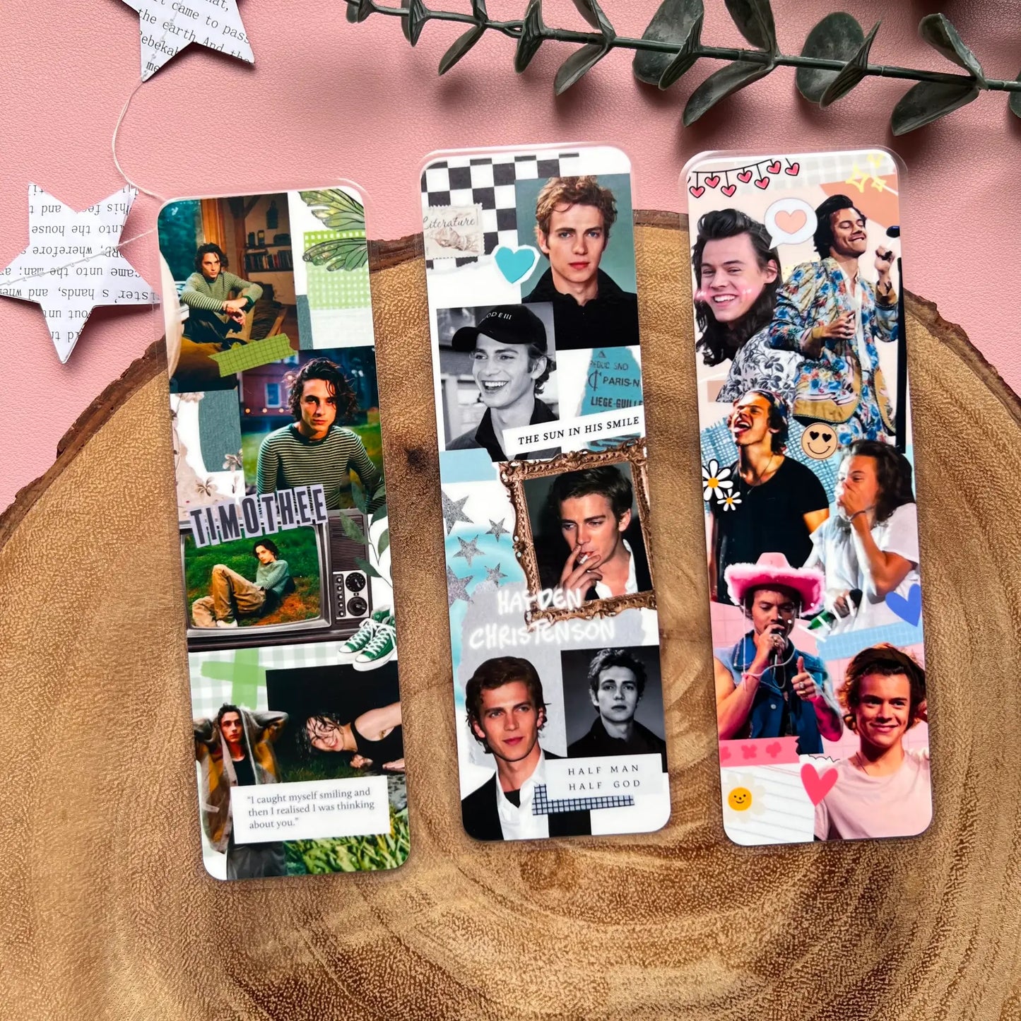 Celebrity Collage (9 versions) Bookmarks: Chris