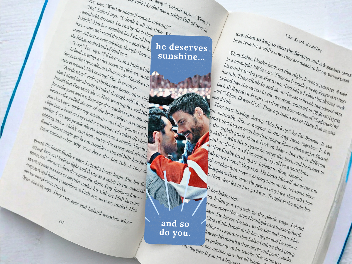 Heated Rivalry Scott and Kip Bookmark