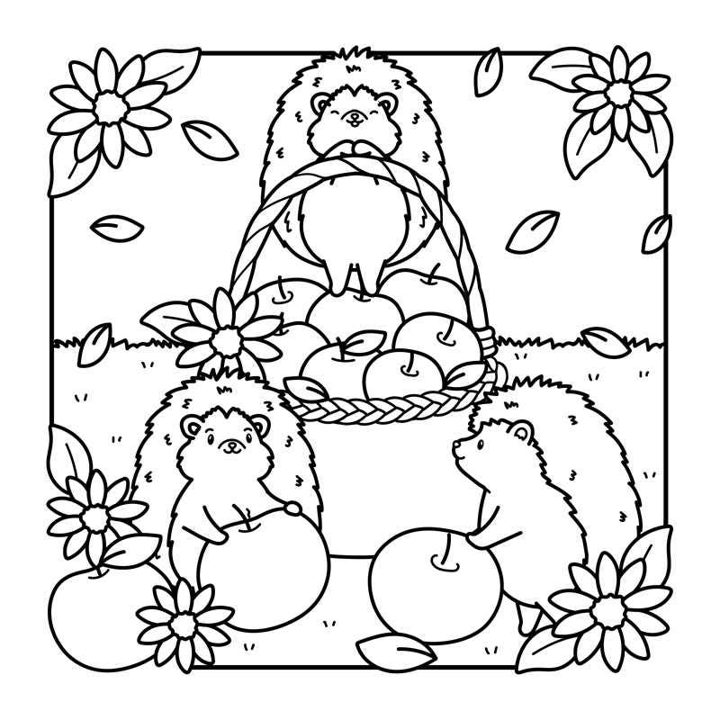 Comfy Fall Coloring Book by: Paperback; 96 pages / English