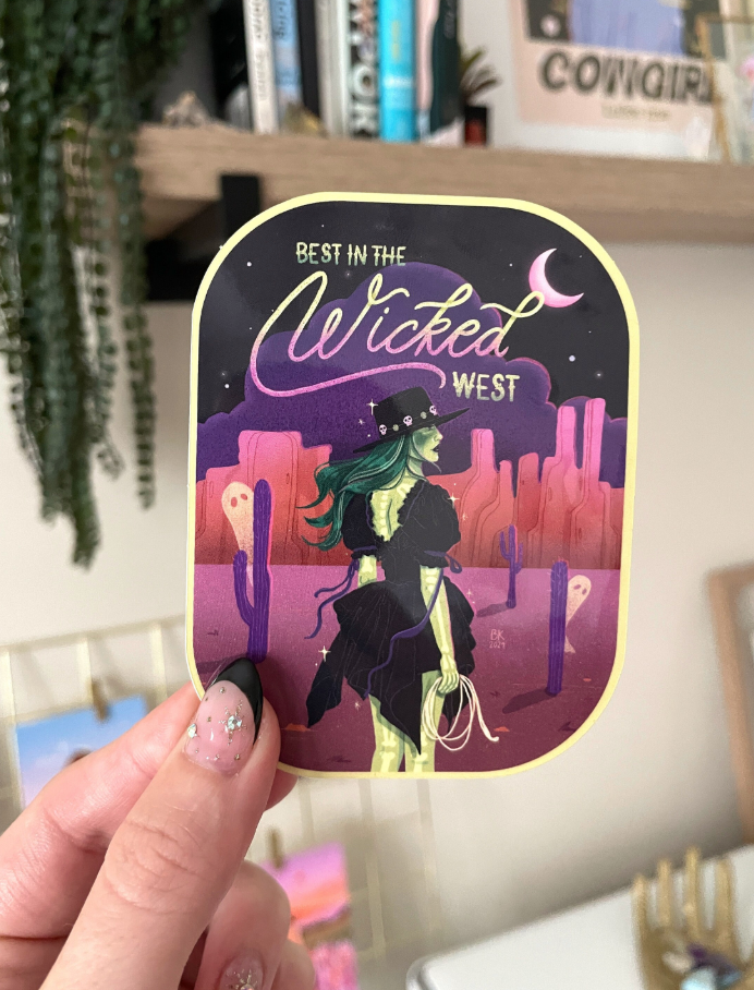 Best in the Wicked West Sticker