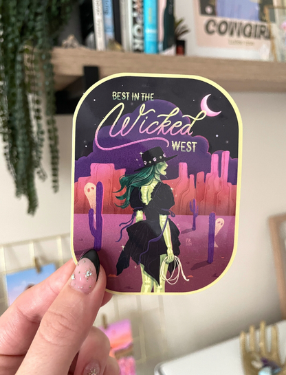 Best in the Wicked West Sticker