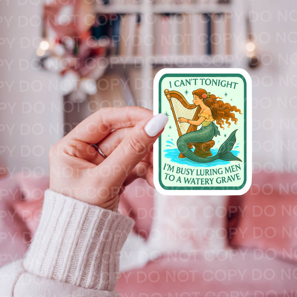 Feminism Siren Retro Sticker